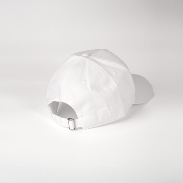 White cotton sports cap