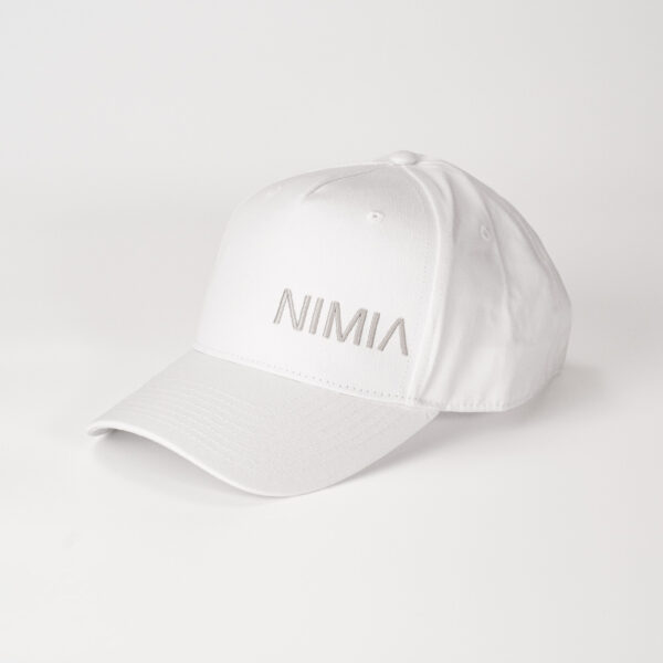 White cotton sports cap